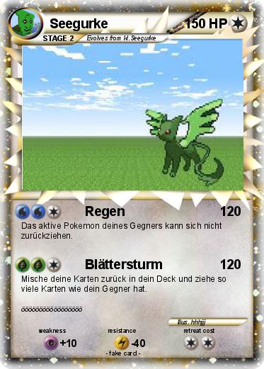 Pokemon Seegurke