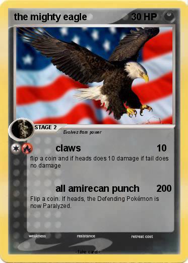Pokemon the mighty eagle