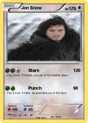 Pokemon Jon Snow