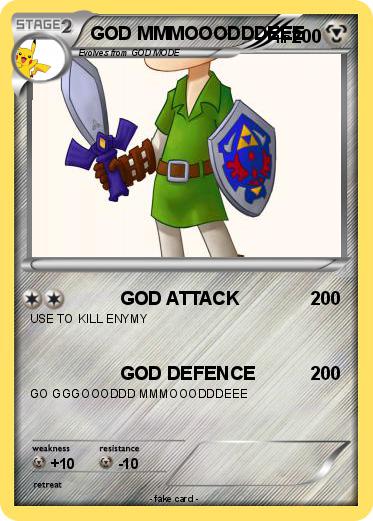 Pokemon GOD MMMOOODDDEEE