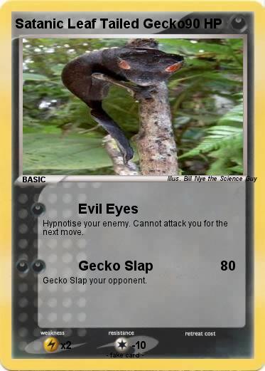 Pokemon Satanic Leaf Tailed Gecko