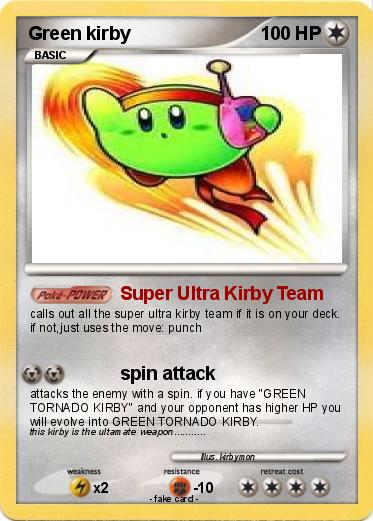 Pokemon Green kirby