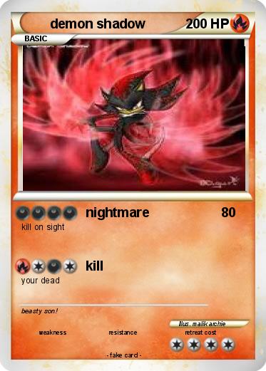 Pokemon demon shadow