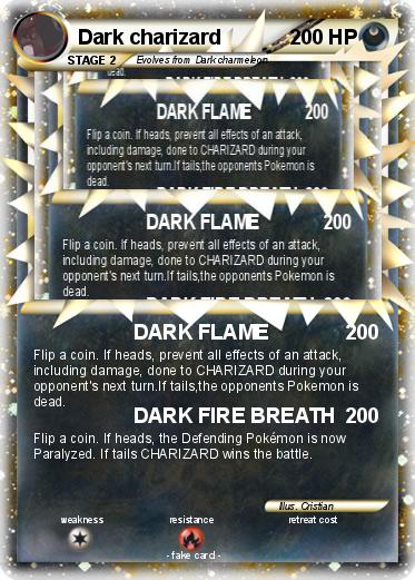 Pokemon Dark charizard