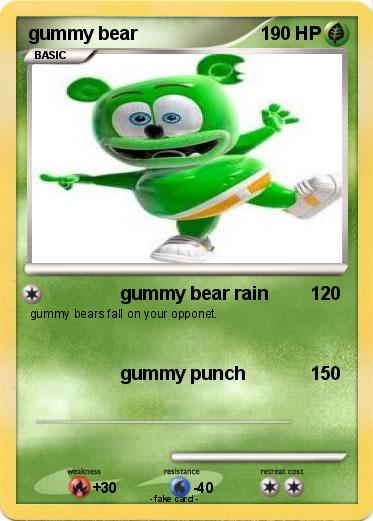 Pokemon gummy bear