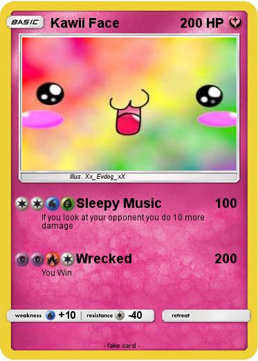 Pokemon Kawii Face