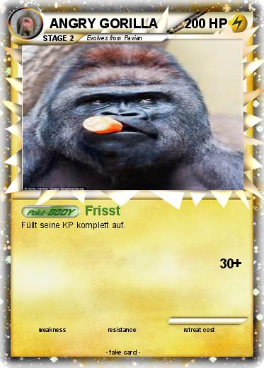 Pokemon ANGRY GORILLA
