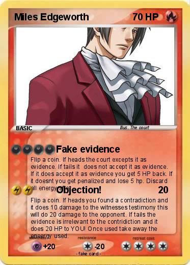 Pokemon Miles Edgeworth