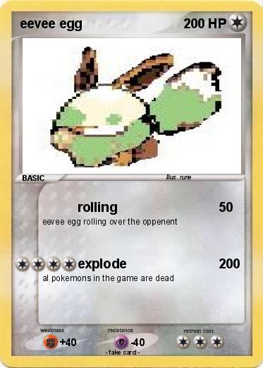 Pokemon eevee egg
