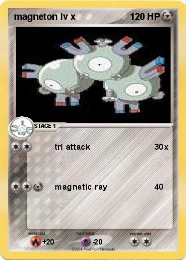 Pokemon magneton lv x