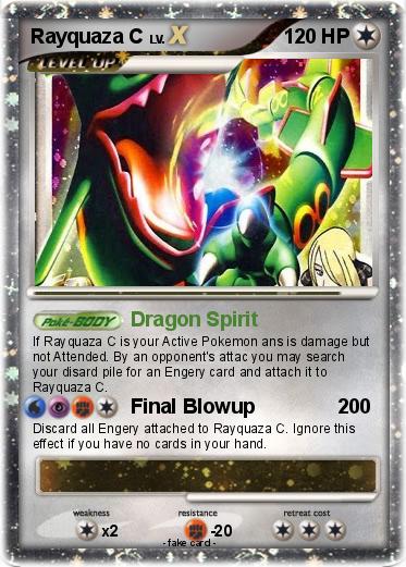 Pokemon Rayquaza C
