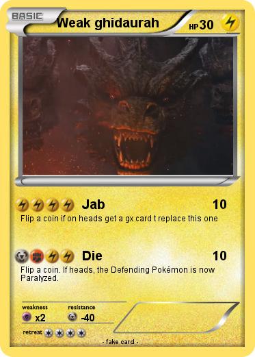 Pokemon Weak ghidaurah