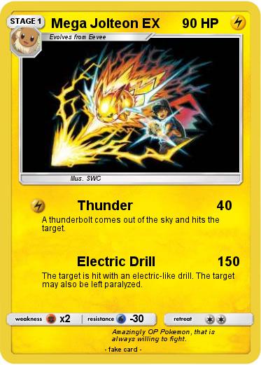 Pokemon Mega Jolteon EX