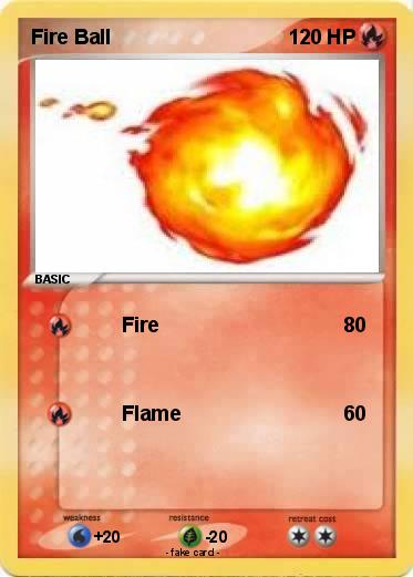 Pokemon Fire Ball