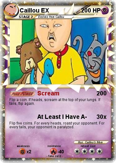Pokemon Caillou EX