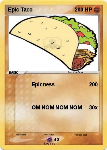 Pokemon Epic Taco