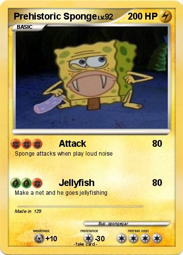 Pokemon Prehistoric Sponge