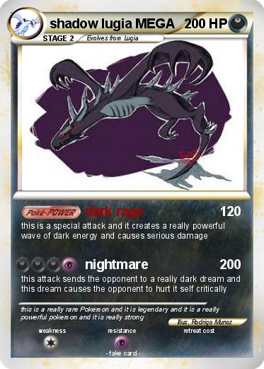 Pokemon shadow lugia MEGA