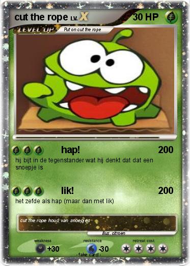 Pokemon cut the rope
