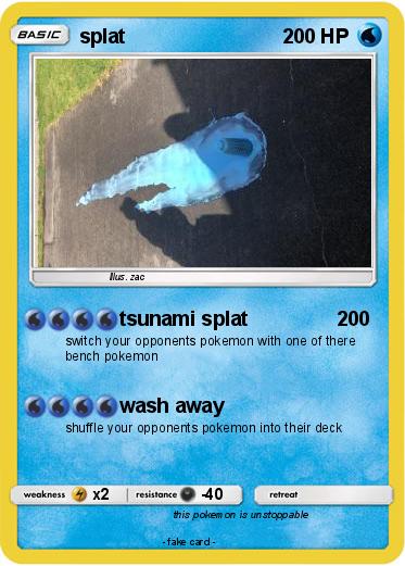 Pokemon splat