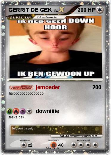 Pokemon GERRIT DE GEK