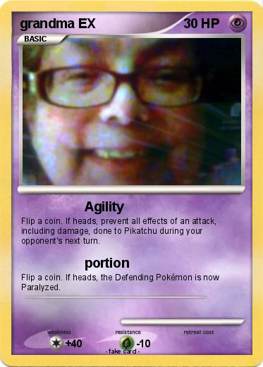 Pokemon grandma EX