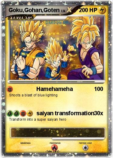 Pokemon Goku,Gohan,Goten