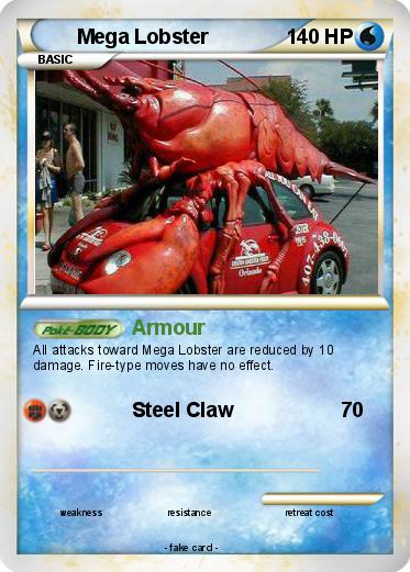 Pokemon Mega Lobster
