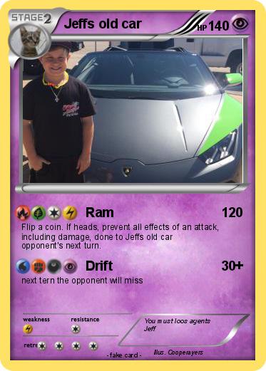 Pokemon Jeffs old car