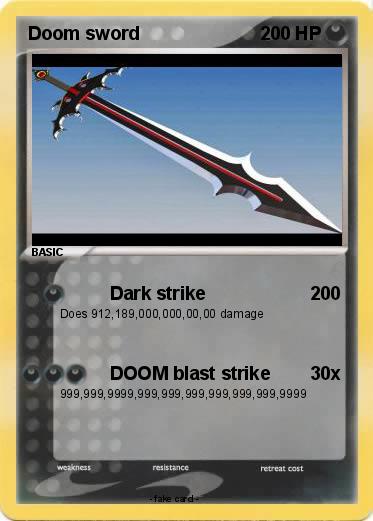 Pokemon Doom sword