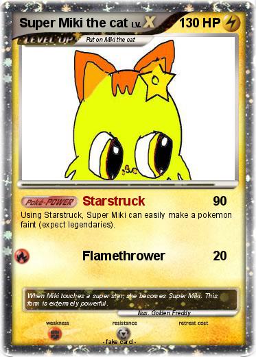 Pokemon Super Miki the cat