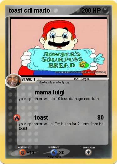Pokemon toast cdi mario