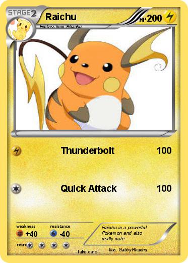 Pokemon Raichu