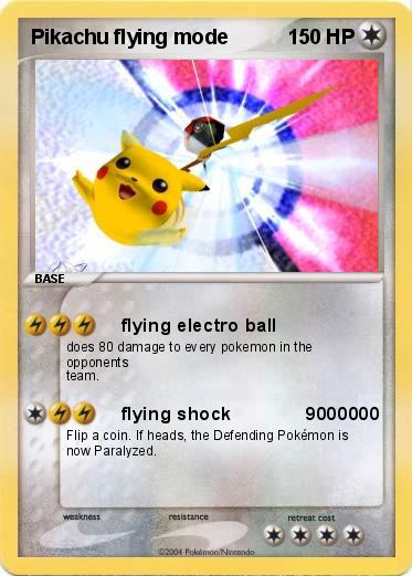 Pokemon Pikachu flying mode