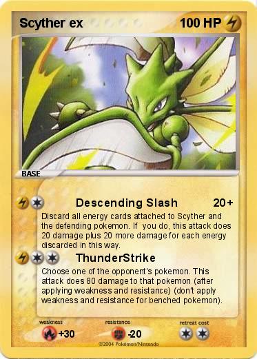 Pokemon Scyther ex