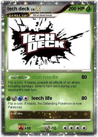 Pokemon tech deck