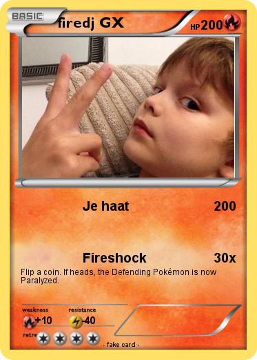 Pokemon firedj GX