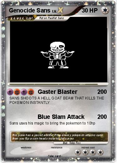 Pokemon Genocide Sans