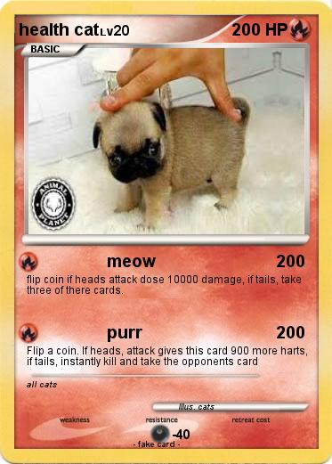 Pokemon health cat