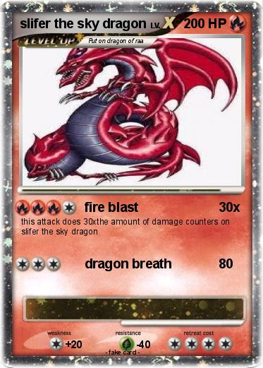 Pokemon slifer the sky dragon