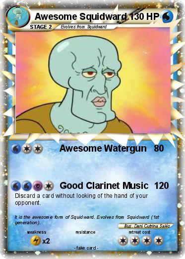Pokemon Awesome Squidward
