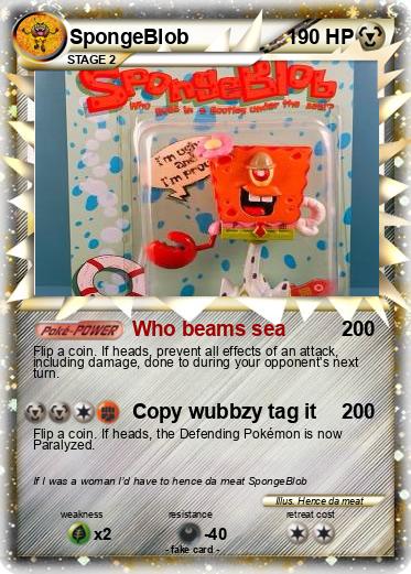 Pokemon SpongeBlob