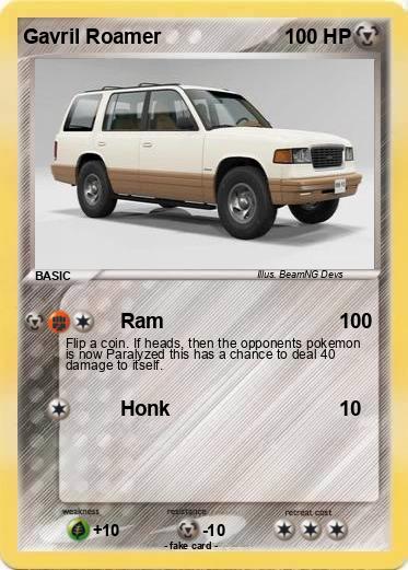 Pokemon Gavril Roamer