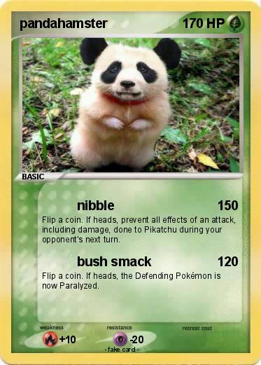 Pokemon pandahamster