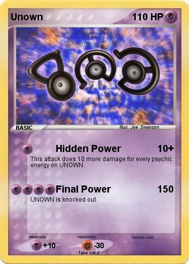 Pokemon Unown
