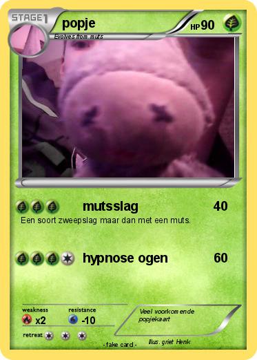Pokemon popje