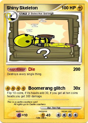 Pokemon Shiny Skeleton