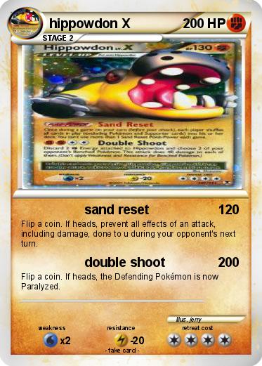 Pokemon hippowdon X