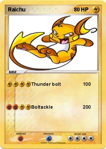 Pokemon Raichu