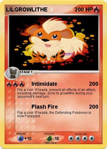 Pokemon LILGROWLITHE